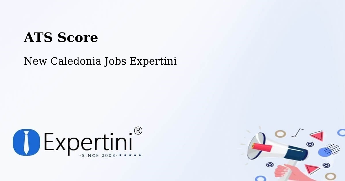 Resume ATS Score & Job Description Match Tool – Ouo - New Caledonia Jobs Expertini